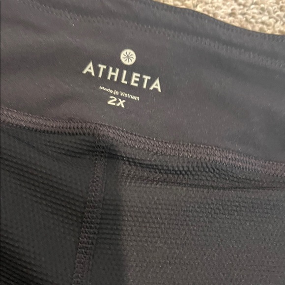 Athleta Skort Bundle 2X Black + Aqua Athletic Skirts Built-In Shorts Activewear - Picture 14 of 15
